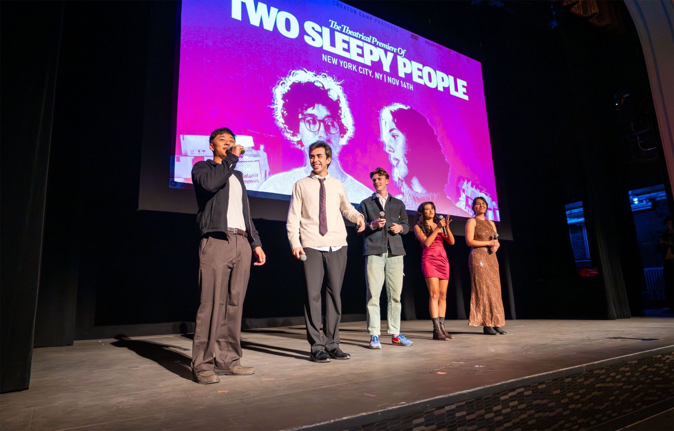 Creator Camp Team at their New York City Premiere