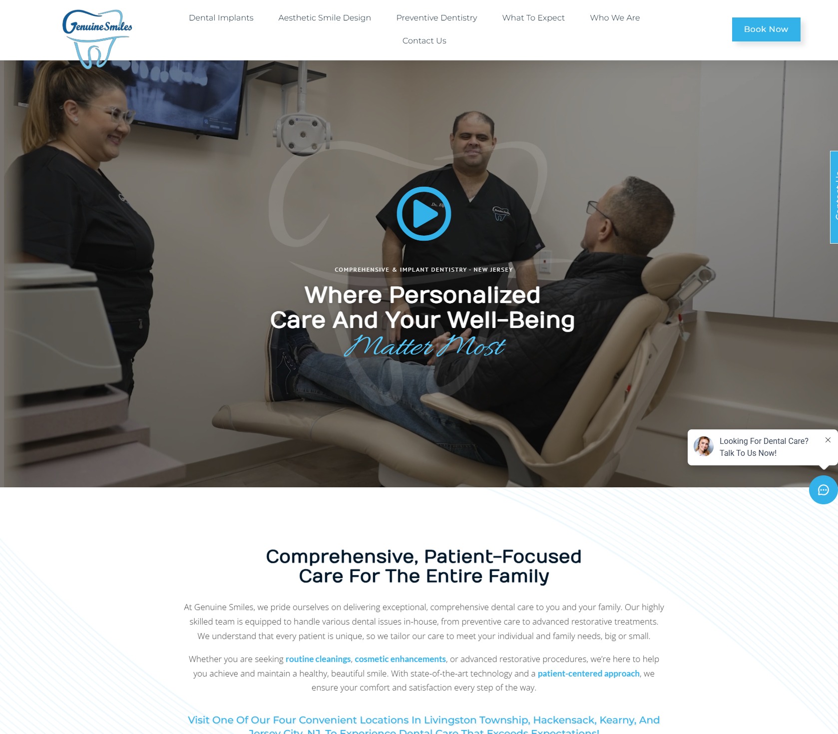 Genuine Smiles Top Dentists North Jersey Website