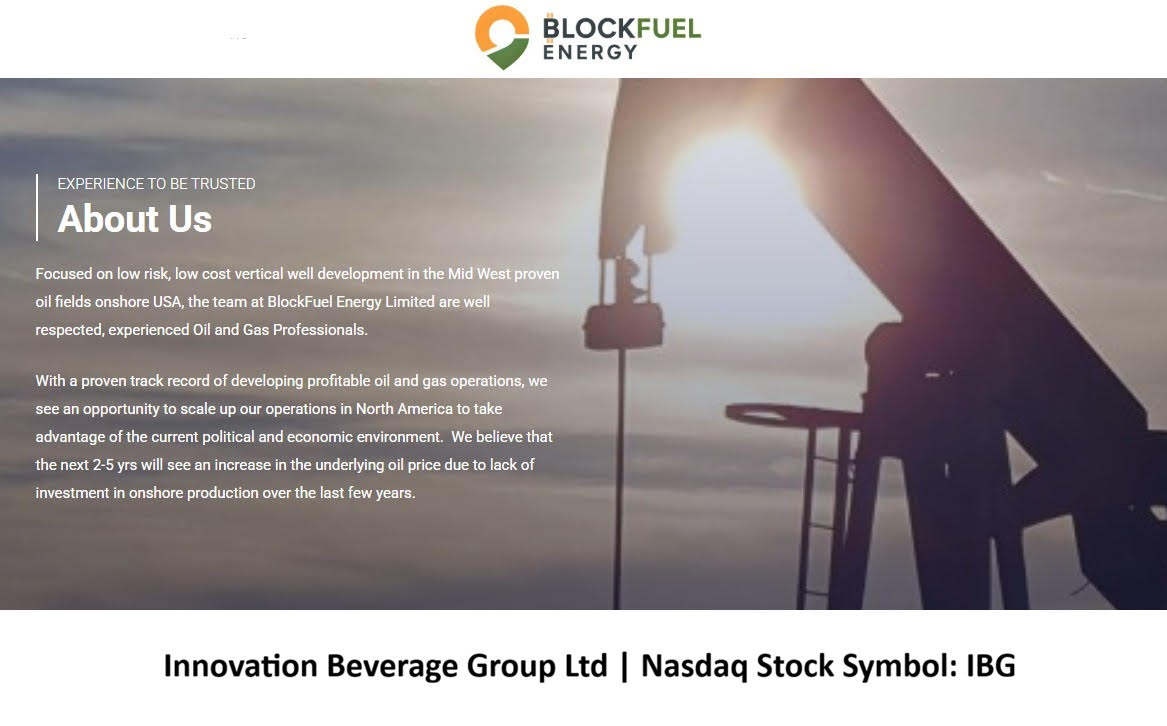 $IBG Blockfuel Energy Acquisition