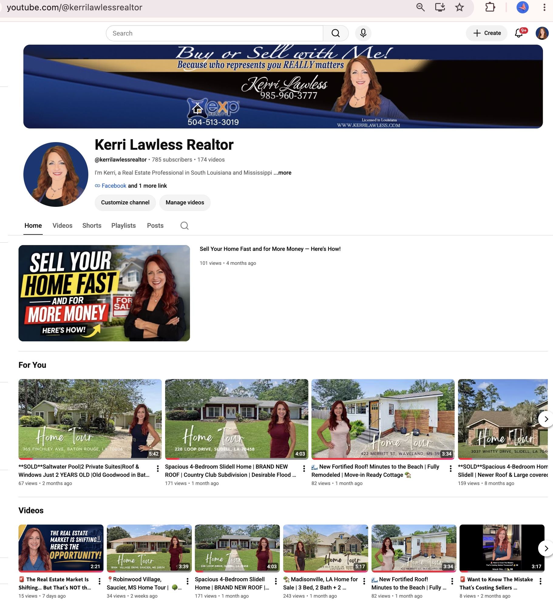 Kerri's Youtube channel