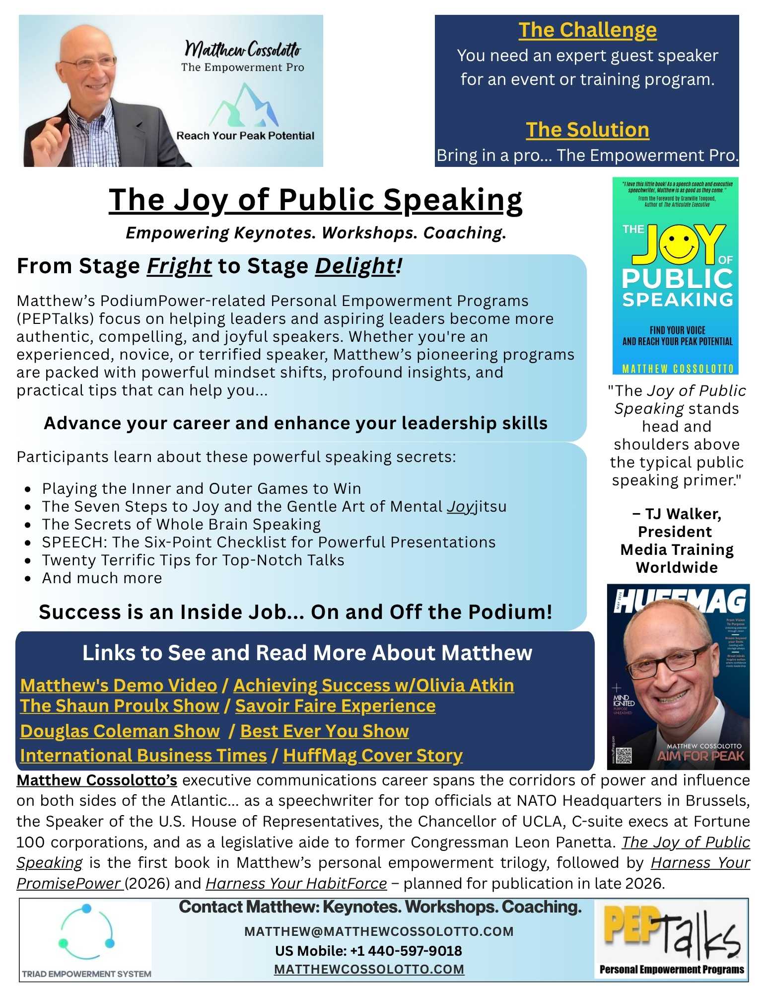 MC One Sheet Joy Of Speaking June 4 2026
