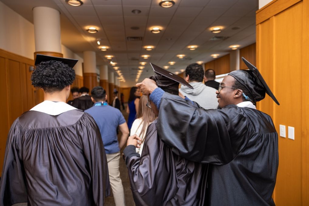 Ready, Set, Graduate! Students Ready to Walk